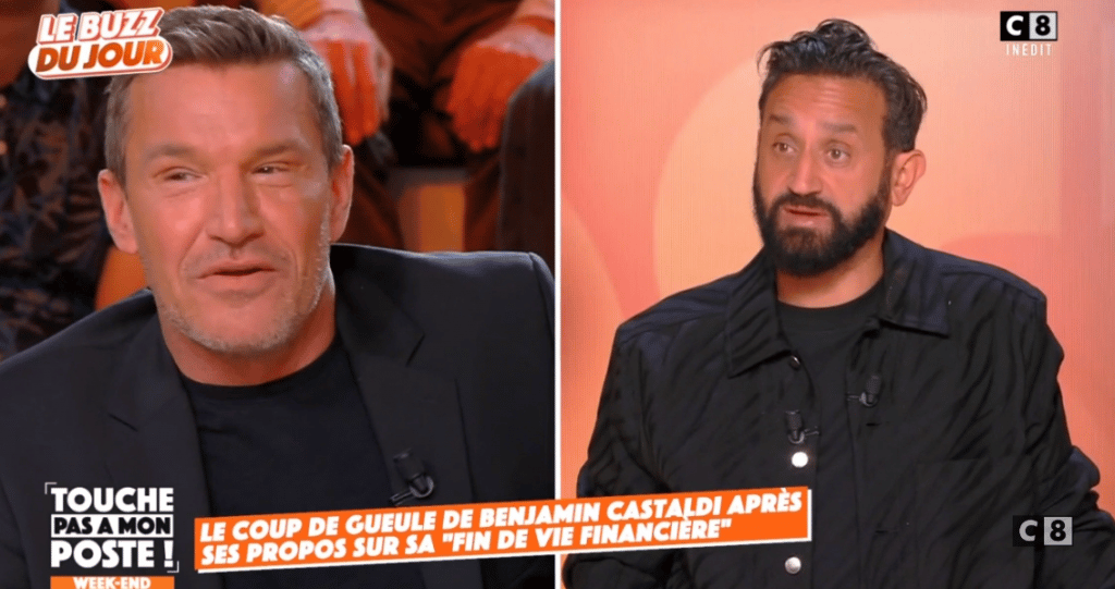 TPMP : Benjamin Castaldi subit des critiques négatives après son aveu sur ses finances, il répond.