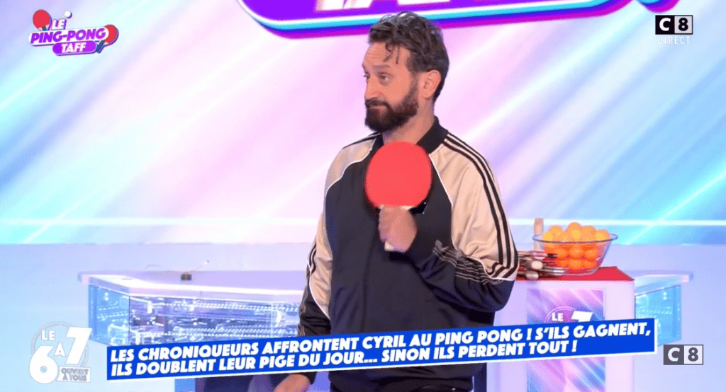 TPMP : confrontés à une terrible sanction, les chroniqueurs donnent tout pour battre Cyril Hanouna au ping-pong