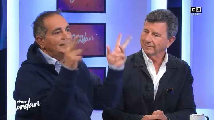 Pascal Bataille et Laurent Fontaine se confient sur le plateau de “Chez Jordan” sur C8