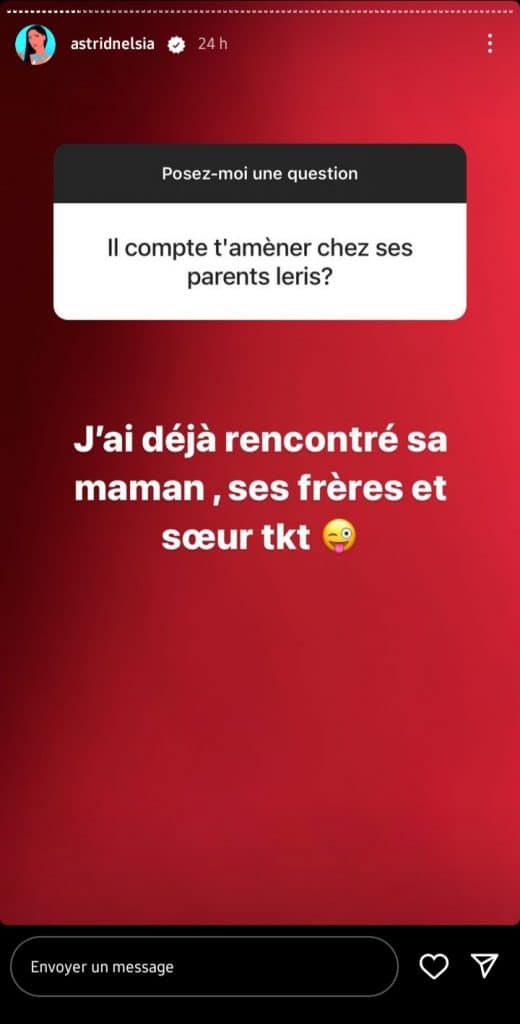 Astrid Nelsia bientôt mariée ? : elle franchit un grand cap avec son fiancé