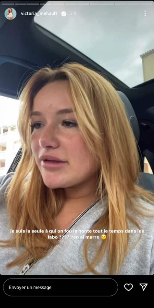 Victoria Mehault ridiculisée dans un laboratoire médicale, elle s'exprime