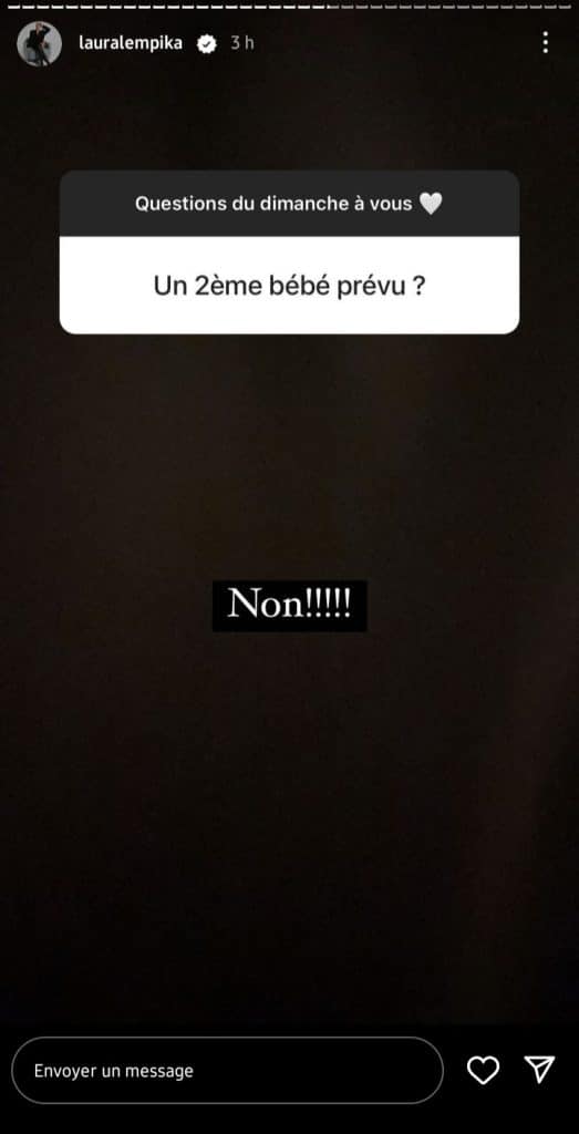 Laura Lempika : bientôt maman pour la seconde fois ? Elle donne une réponse étonnante