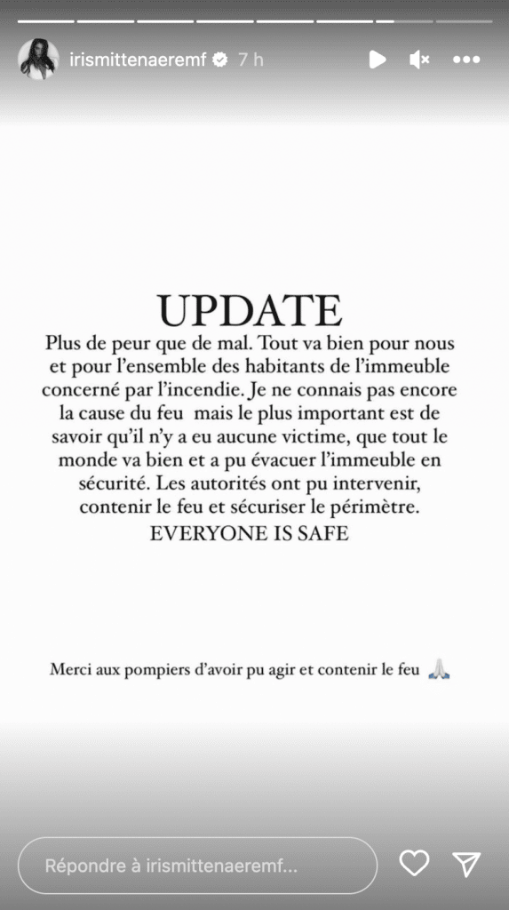 Iris Mittenaere fait une update.