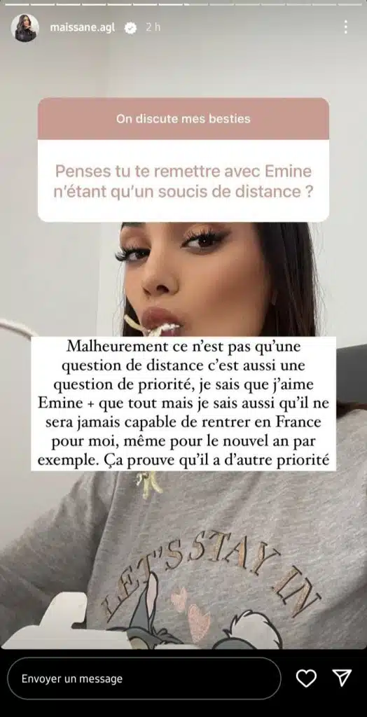 Maissane séparée d'Emine : elle fait des révélations fracassantes sur leur rupture et tacle son ex !