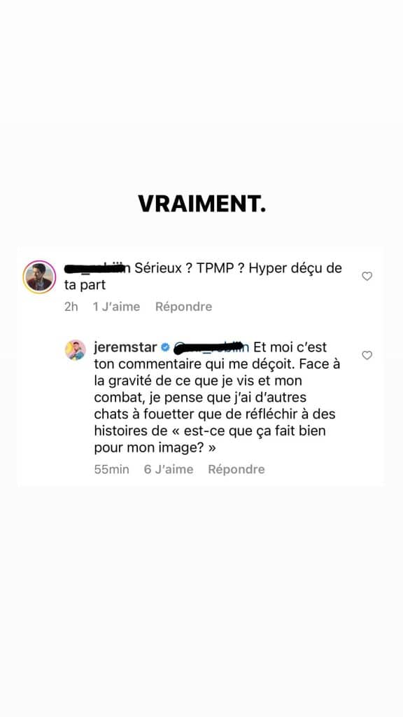 Jeremstar reçoit beaucoup de critiques. 