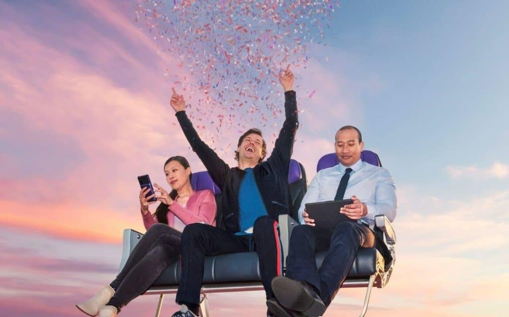 Middle Seat Lottery : Virgin Australia r&eacute;compense les passagers qui choisissent la place du milieu dans l'avion