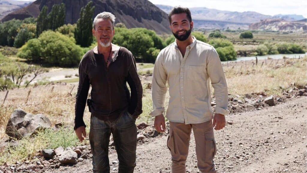Florent Pagny : En Patagonie aupr&egrave;s de Kendji Girac et en pleine forme !