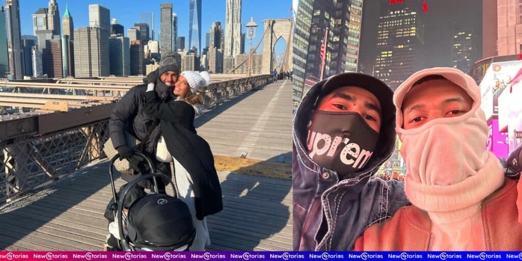 Poupette Kenza poursuivie durant son séjour à New York... Serait-ce Achraf Hakimi et Kylian Mbappé ?