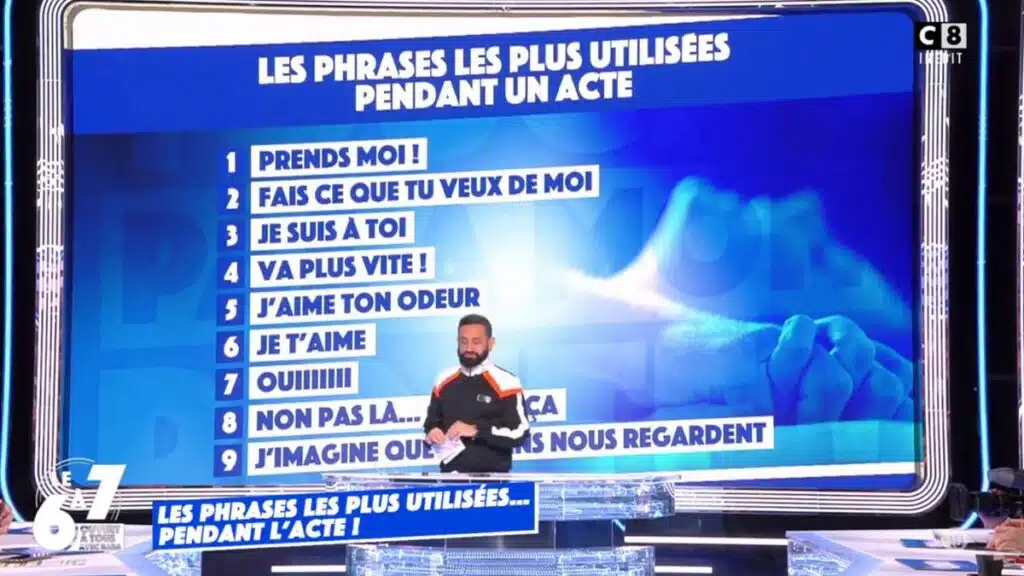 Quelles sont les phrases coquines préférées des chroniqueurs de TPMP ?