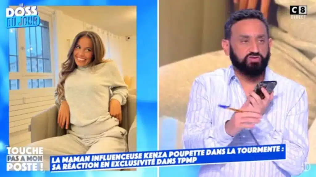 TPMP : Poupette Kenza en larmes, elle appelle Cyril Hanouna en direct pour qu'on cesse de parler d'elle