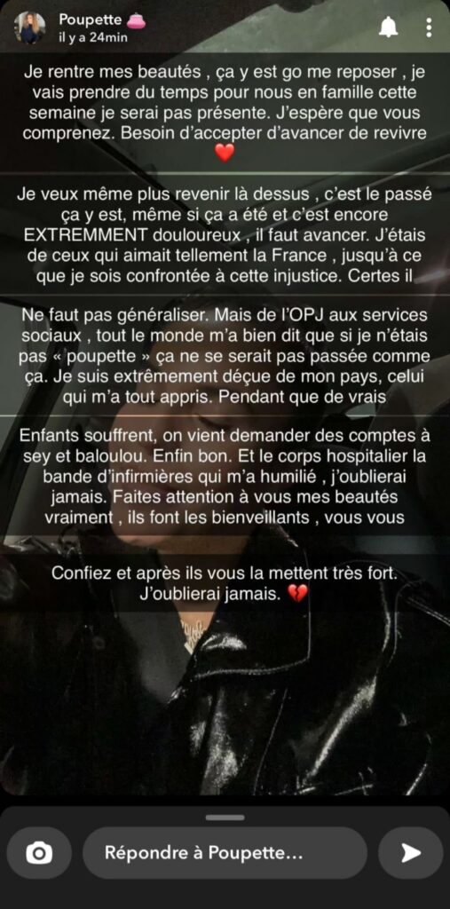 Poupette Kenza : Déçue et trahie par le service hospitalier de Rouen, "Je n'oublierai jamais"