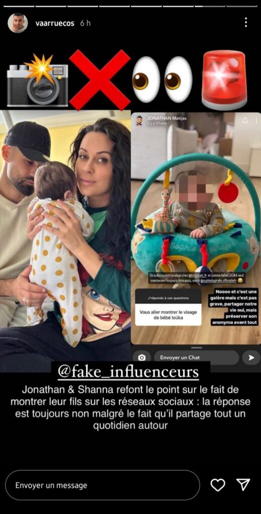 Jonathan Matijas et Shanna Kress cash sur la décision de montrer leur fils les réseaux