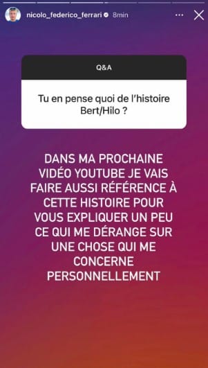 Nicolo (Les Apprentis Aventuriers) : Prêt à s’exprimer sur l’affaire entre Hilona Gos et Julien Bert ?