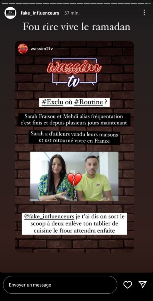 Sarah Fraisou : Rupture avec Mehdi, vente de maison, retour en France… Un blogueur fait des révélations inattendues