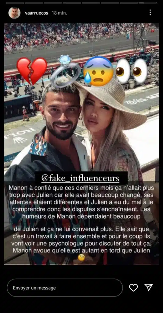 Julien et Manon Tanti : Le couple plus que jamais en crise !