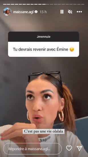 Maissane Agacée par les remarques sur son ex Emine, "Arrêtez !"