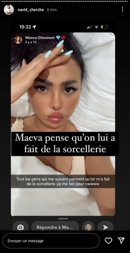 "Peut-être qu'on m'a jeté un sort" : Maeva Ghennam victime de sorcellerie ?