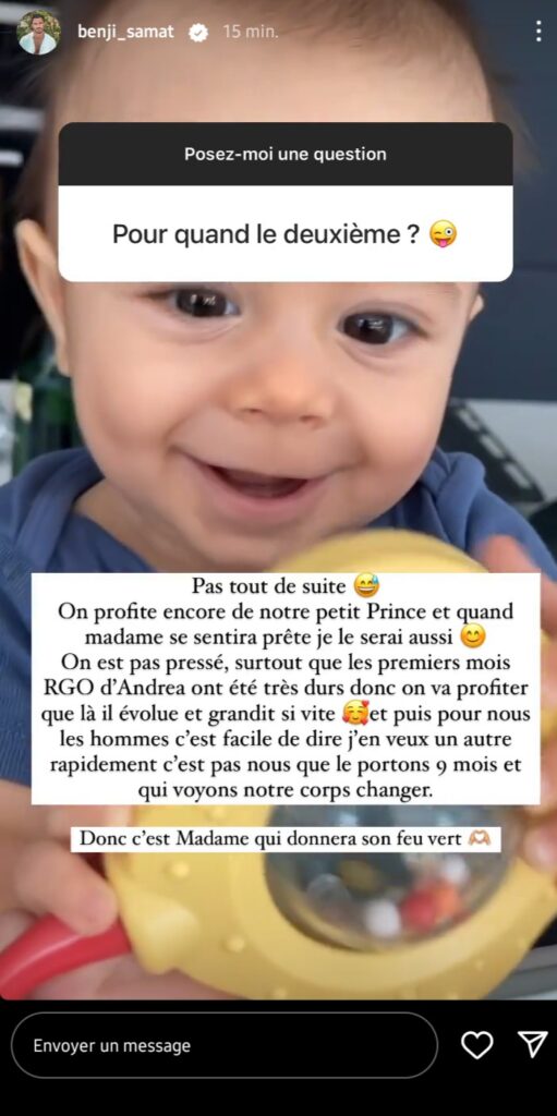 Maddy Burciaga et Benjamin Samat sur le point d'avoir un deuxième enfant ?