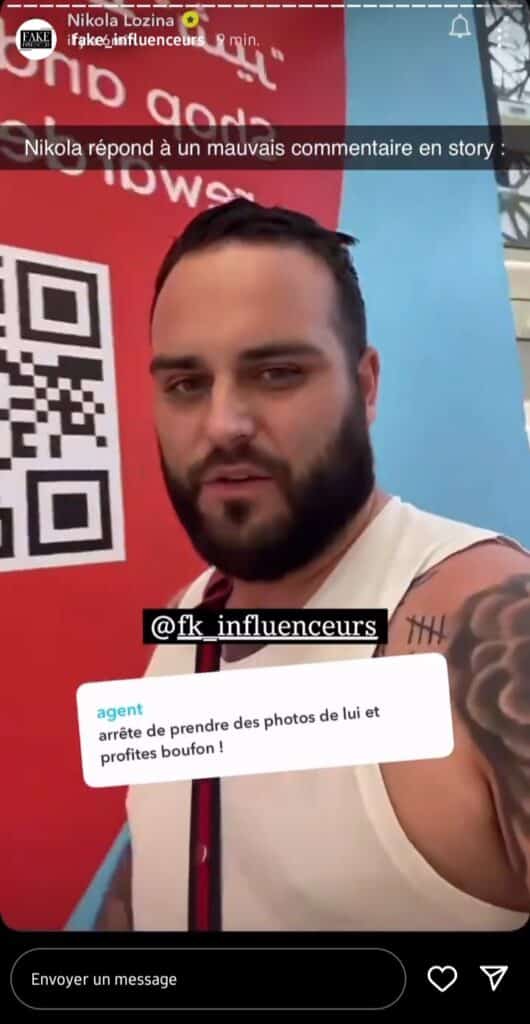 "C'est toi le gros bouffon" : Nikola Lozina reproché sur son rôle de papa réagit violemment