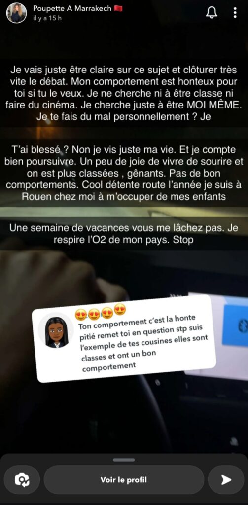 Poupette Kenza violemment recadrée par une internaute : "Pitié remet toi en question"