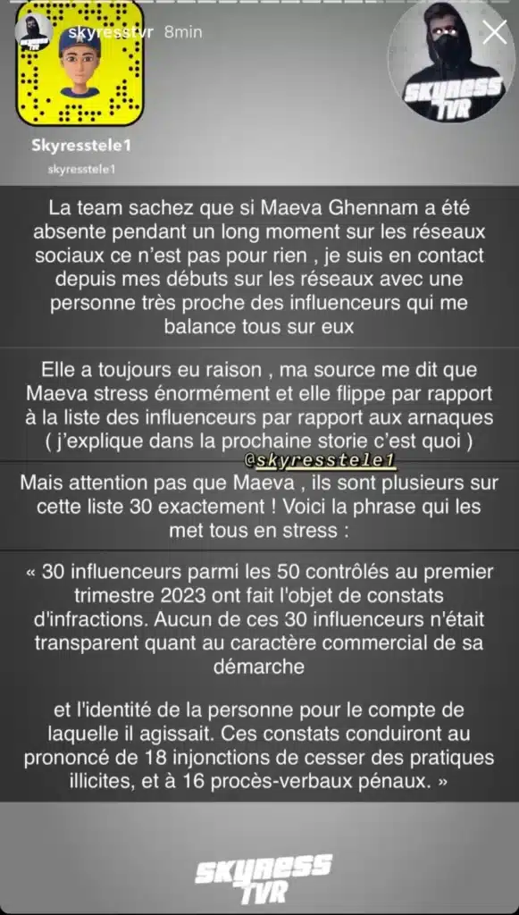 Maeva Ghennam : Les raisons de son break sur les réseaux dues à l'annonce de Bruno Le Maire ?