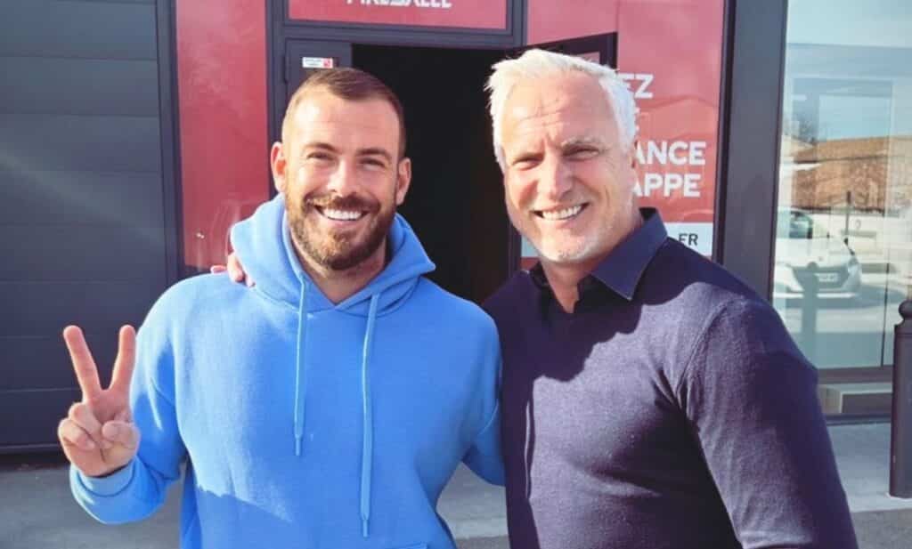 Julien Bert fait la rencontre de David Ginola