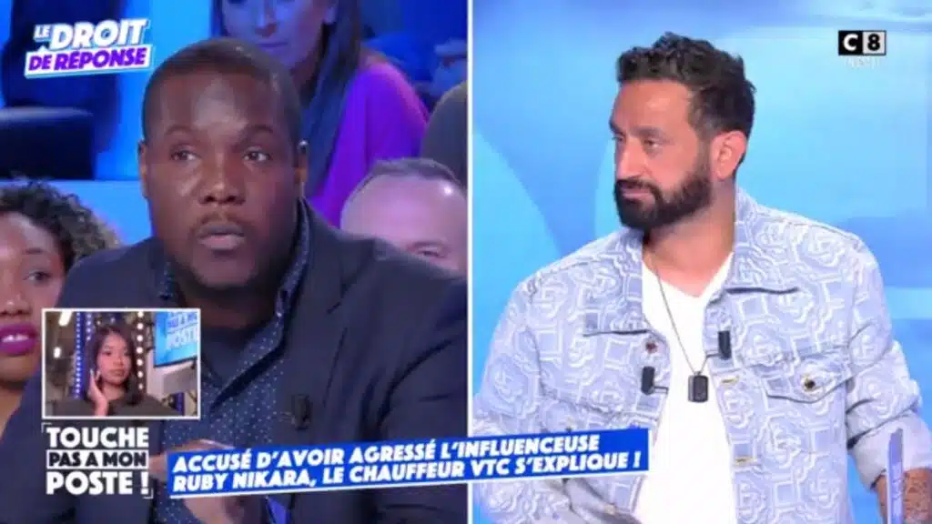 Affaire Ruby Nikara : Les explications tendues sur TPMP avec le chauffeur VTC !