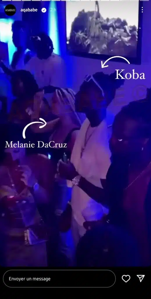 Mélanie Da Cruz et le rappeur Koba LaD aperçus très proche en boîte de nuit