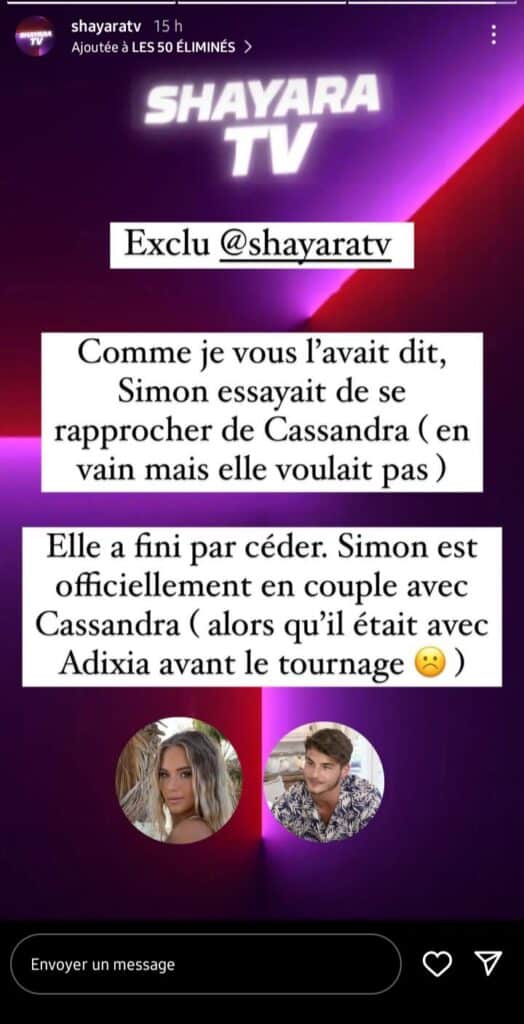 Les Cinquante saison 2 : Simon Castaldi et Cassandra Jullia, le nouveau couple du château ?