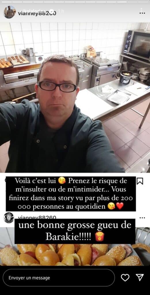 Nikola Lozina victime d'insultes, réplique et affiche un internaute : "Un gros blaireau"