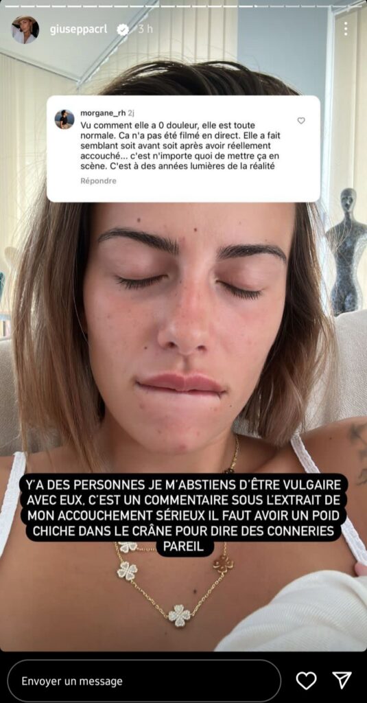 Accusée d'avoir simulé son accouchement devant les caméras, Giuseppa sort de ses gonds