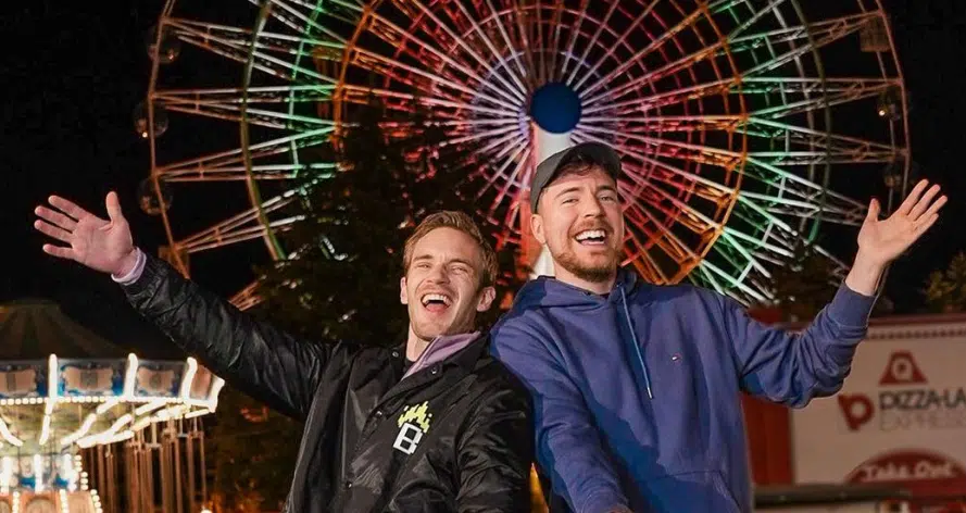 MrBeast et PewDiePie : Les deux légendes de YouTube et grands amis se rencontrent enfin dans la vraie vie