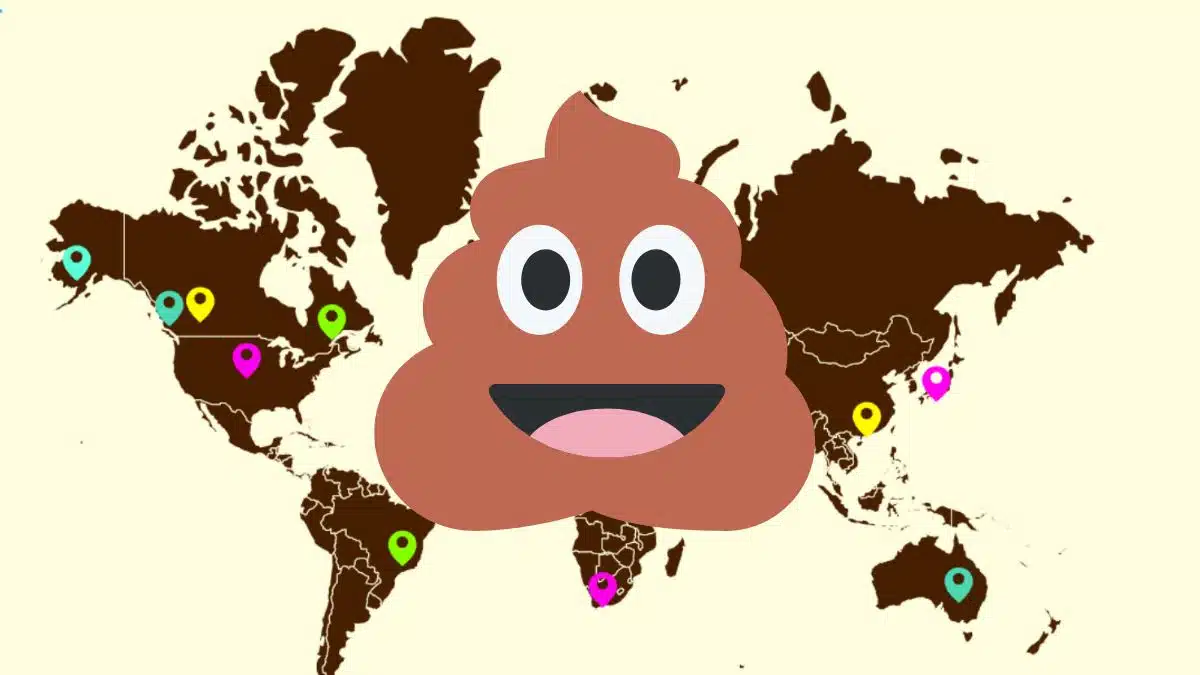 Poop Map L'application qui suit vos cacas à travers le monde