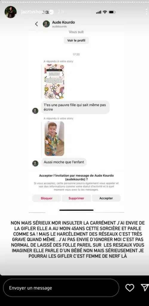 "J'ai envie de la gifler" : Jazz Correia excédée par les critiques d'une internaute