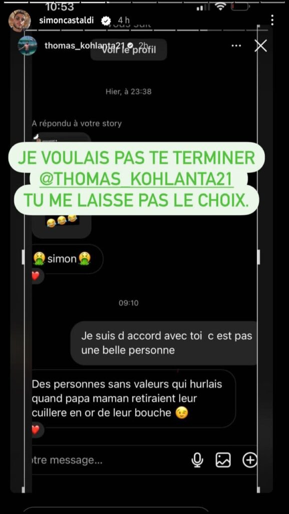 "Tu es un beauf" : Simon Castaldi (Les cinquante) détruit Thomas Plisson sur les réseaux