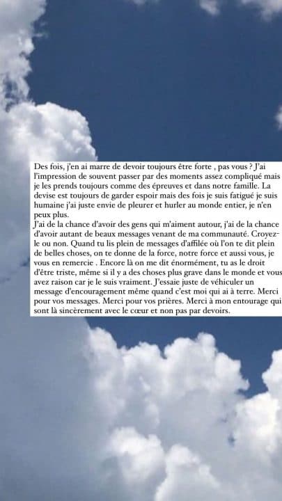 "Je n’en peux plus" : Jazz Correia se confie au plus mal