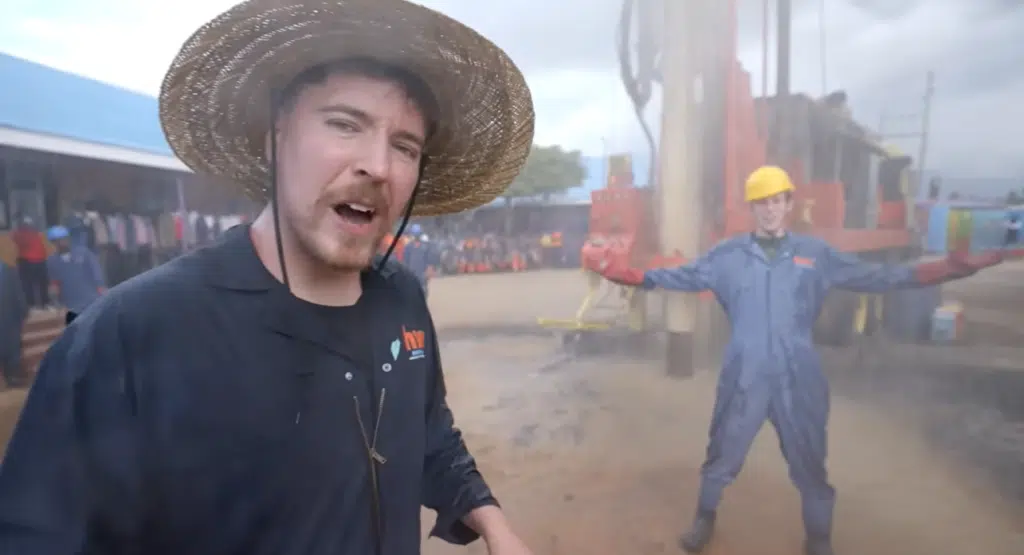 MrBeast en Afrique : Le YouTubeur construit 100 puits d'eau dans plusieurs pays du continent