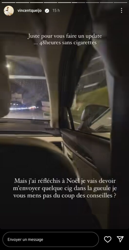 Vincent Queijo craque après avoir pris une décision importante pour sa santé