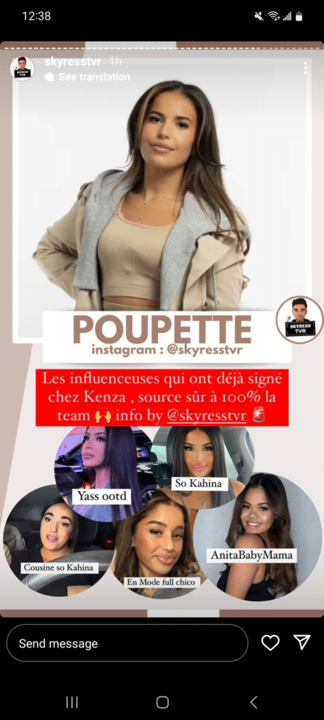 Poupette Kenza : "Revenge", sa propre agence d'influenceurs ?