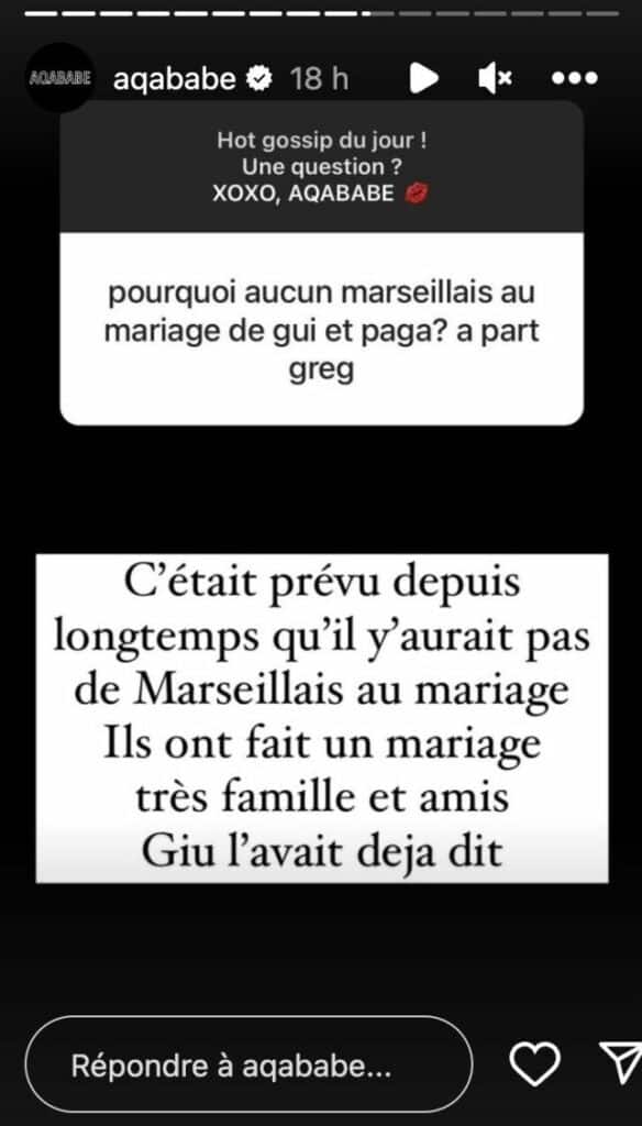 Paga et Giuseppa mariés : La véritable raison de l’absence des Marseillais dévoilée