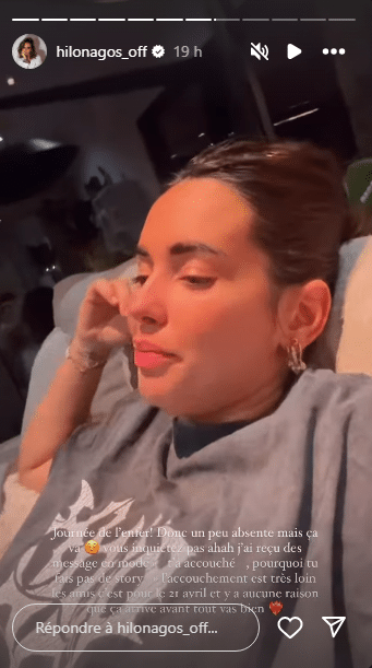 Hilona Gos : La future maman au bord de l’accouchement ?