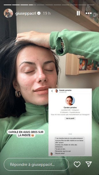 Giuseppa violemment attaquée par une hater, voit rouge et réagit cash