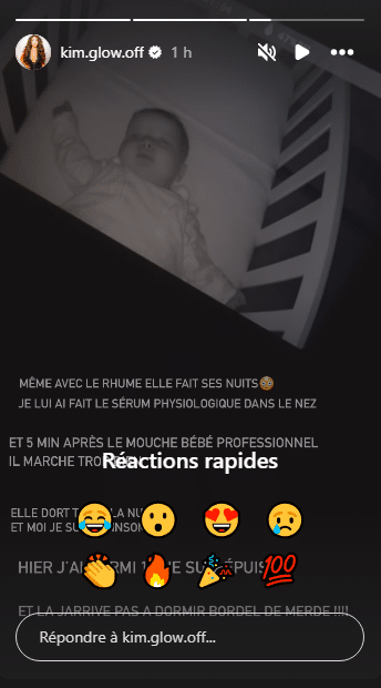 Kim Glow “hyper stressée et angoissée” pour l’état de santé de sa fille