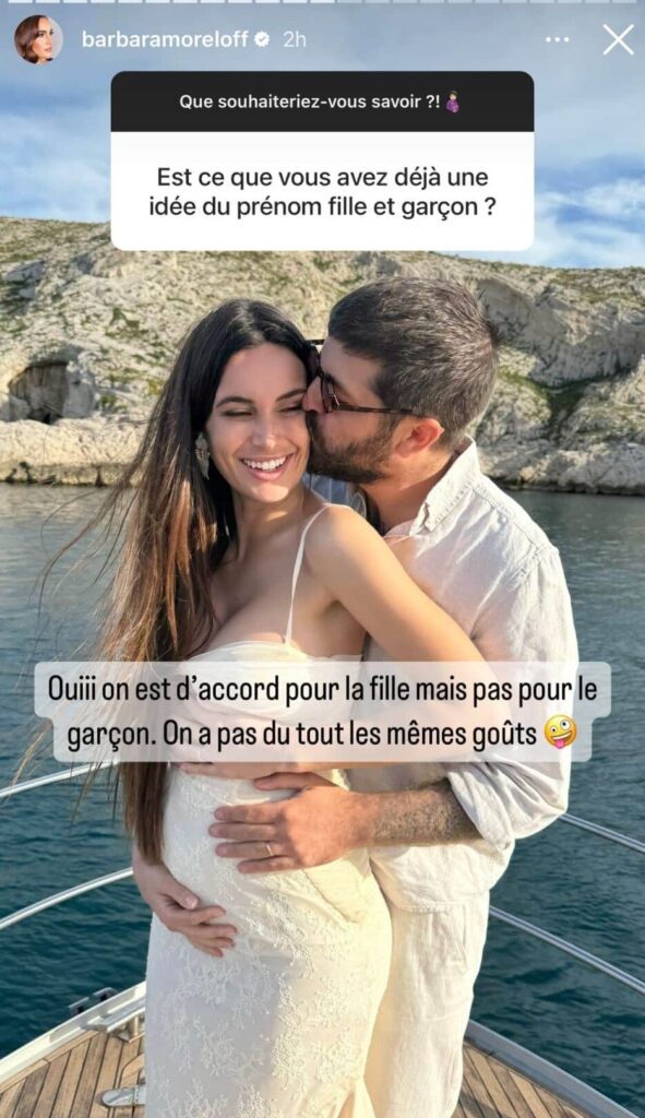 Antonin  : Sa chérie Barbara évoque le sexe et le prénom de leur enfant