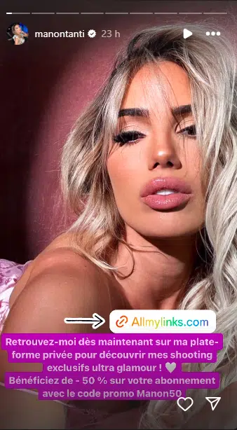 “Très sensuel” : Manon Tanti se lance sur une plateforme pour adulte
