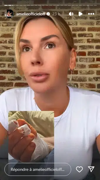 Amélie Neten (Les cinquante) : Un proche de la jeune femme fait une grave chute “Il s'est déchiré toute…