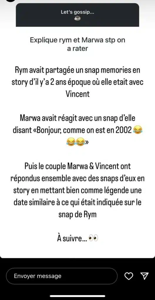 Vincent Queijo : Marwa et son ex Rym en guerre ? Les deux femmes se lancent des piques