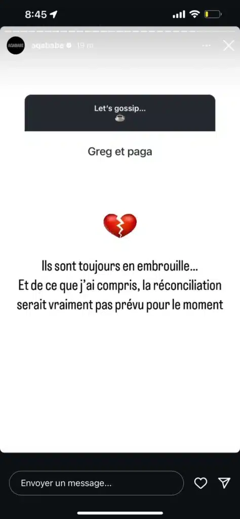 Paga et Greg : Les deux ne se parleraient plus, “Ils sont…